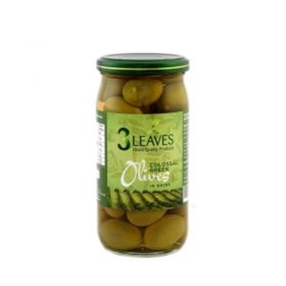Picture of 3 LEAVES OLIVES GREEN STONE 370GR